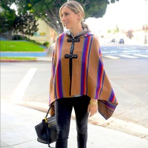 Endless rose desert poncho one size